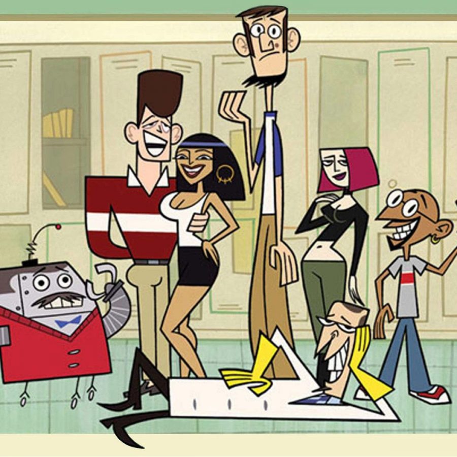 All the main characters of Clone High.