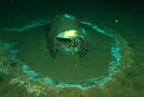 Barrel of DDT on the ocean floor. 